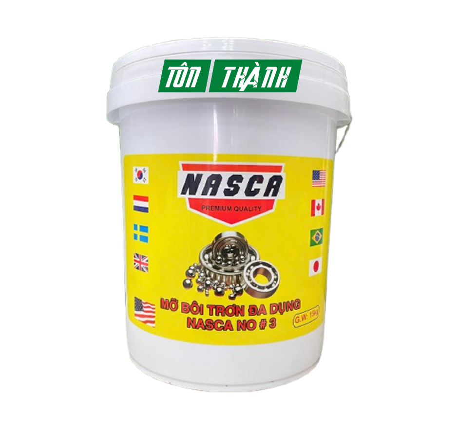Mỡ bò bôi trơn NASCA đa dụng cao cấp USA (XÔ 15 KG)