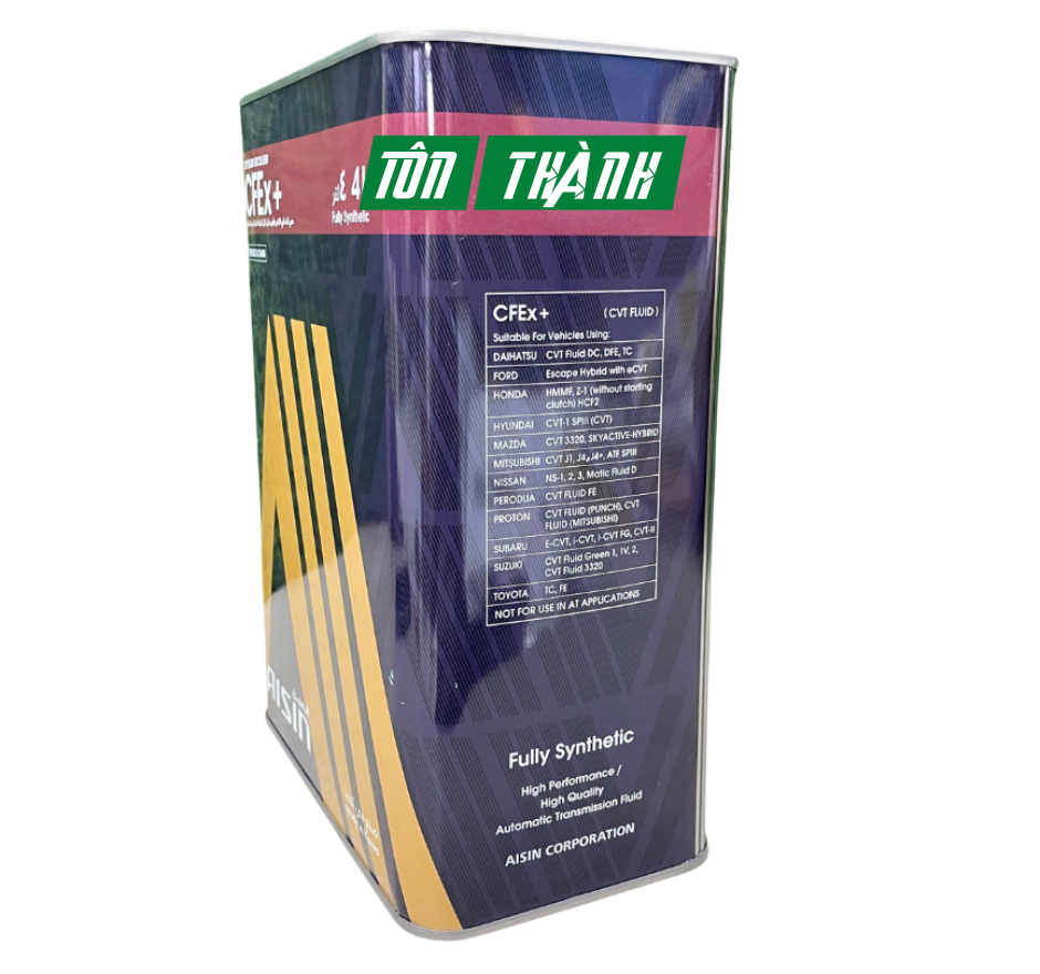 Dầu Hộp Số Tự Động Vô Cấp CVT AISIN CFEx+ (4 lít)