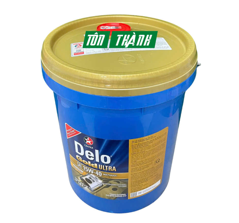 DẦU ĐỘNG CƠ Ô TÔ DIESEL CALTEX DELO GOLD ULTRA 15W-40 (18 LÍT)