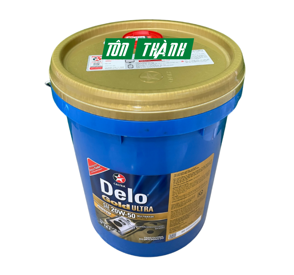 DẦU NHỚT ĐỘNG CƠ Ô TÔ DIESEL CALTEX DELO GOLD ULTRA 20W50 (18 LÍT)
