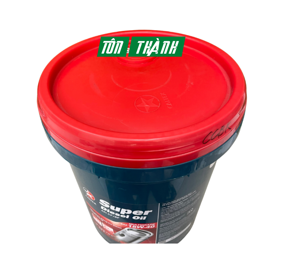 DẦU NHỚT ĐỘNG CƠ CALTEX SUPER DIESEL OIL 15W40 (18 LÍT)