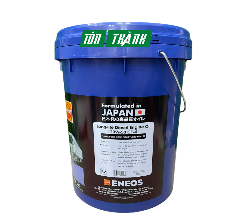 DẦU ĐỘNG CƠ DIESEL ENEOS CF-4  20W-50 (18 LÍT)