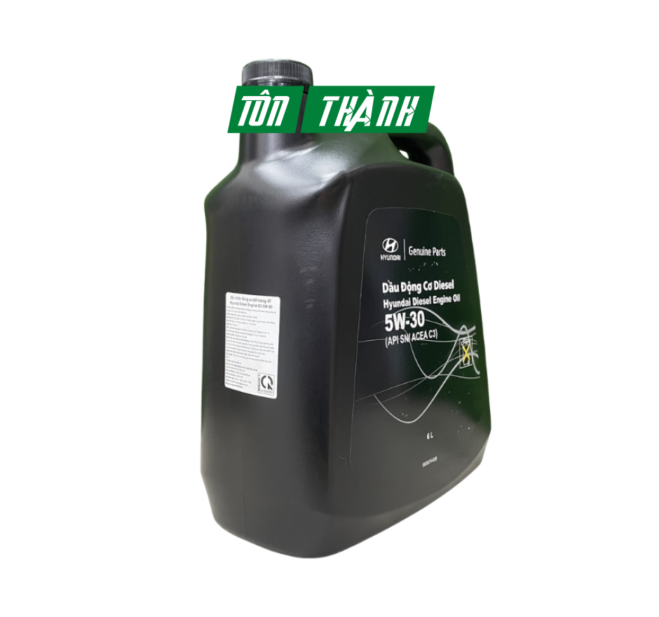 Dầu Nhớt Động Cơ Diesel Hyundai 5W30 - API SN/ACEA C3 (6Lít)