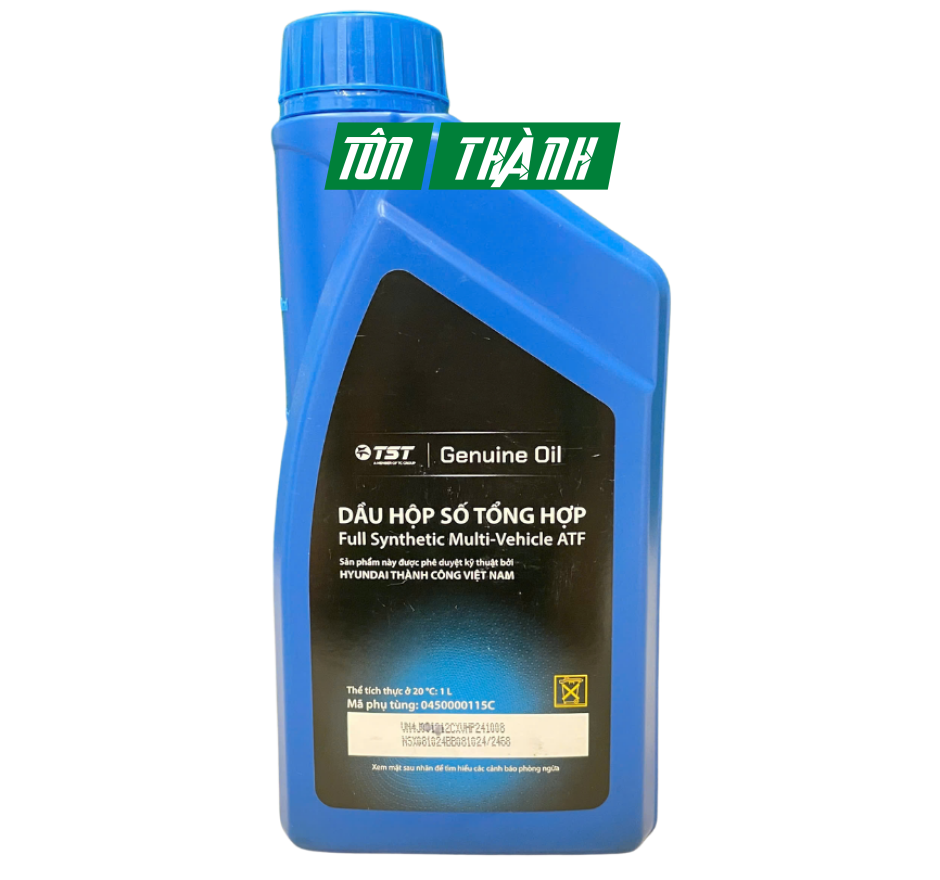 Dầu Hộp Số Tự Động Hyundai Tổng Hợp Full Synthetic Multi - Vehicle ATF (1 Lít)