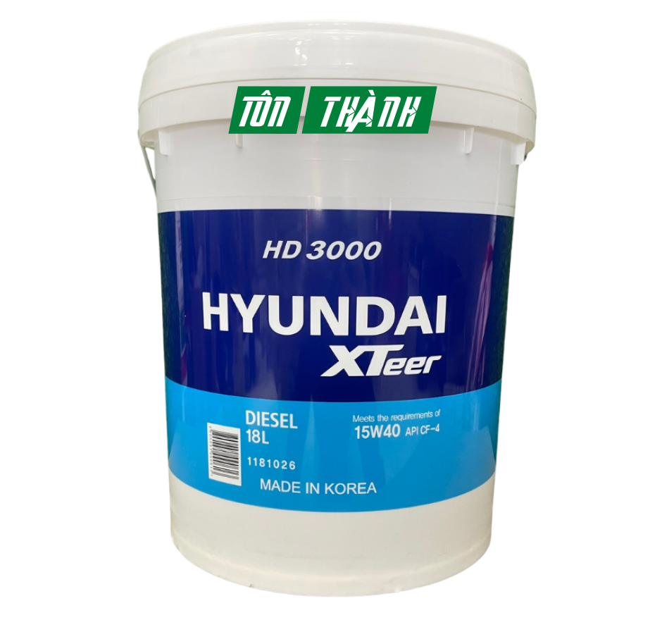Dầu nhớt ô tô HYUNDAI XTEER HD7000 15W40 (18 Lít)