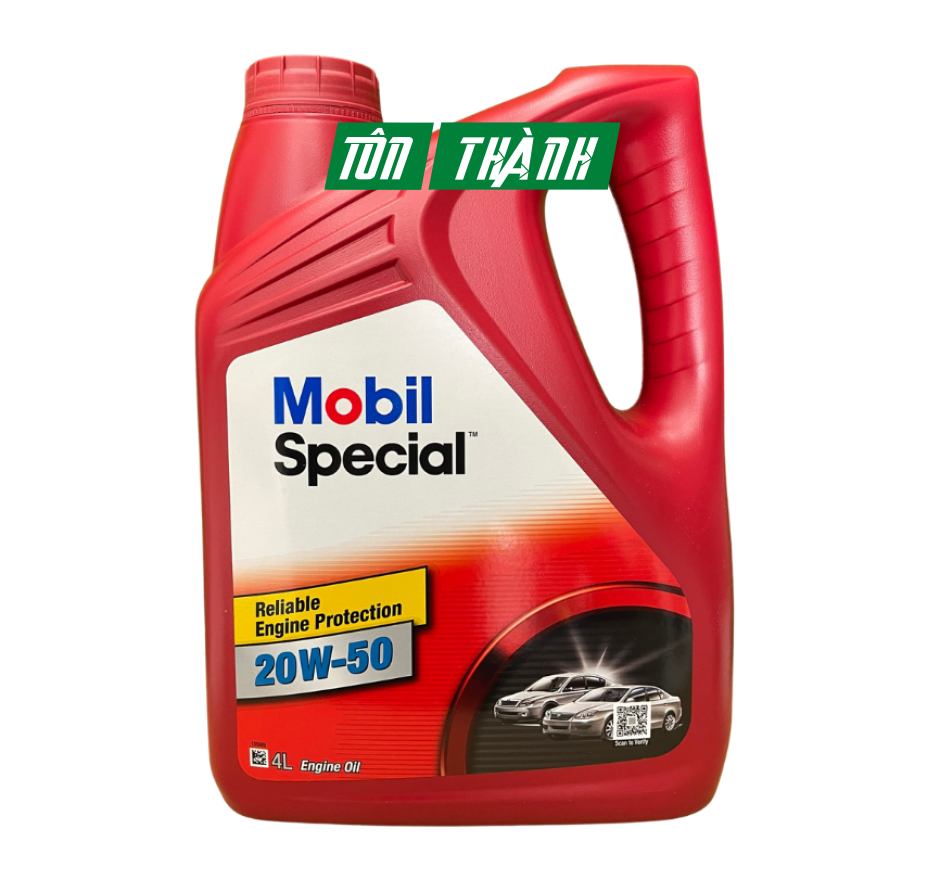 DẦU NHỚT ĐỘNG CƠ MÁY XĂNG MOBIL SPECIAL 20W50 API SL,SJ (4 LÍT)