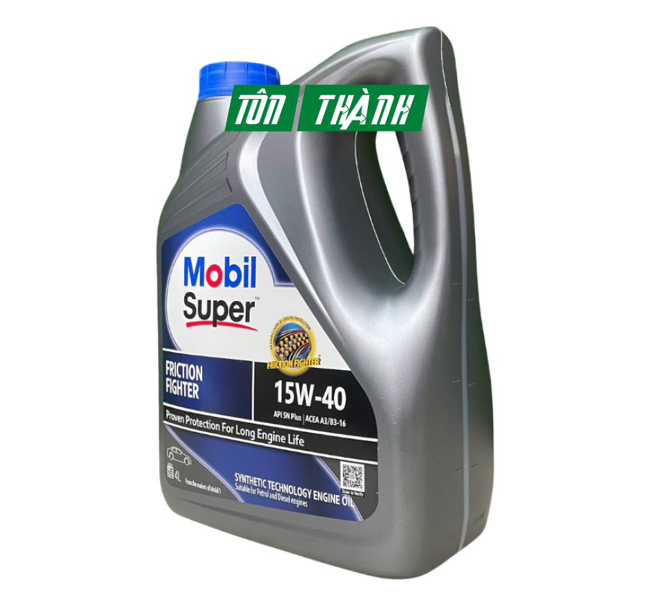 DẦU NHỚT MOBIL SUPER 15W-40 API SN PLUS (4 LÍT)