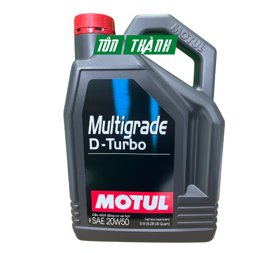 DẦU NHỚT CAO CẤP MOTUL MULTIGRADE D-TURBO 20W50 (5 LÍT)
