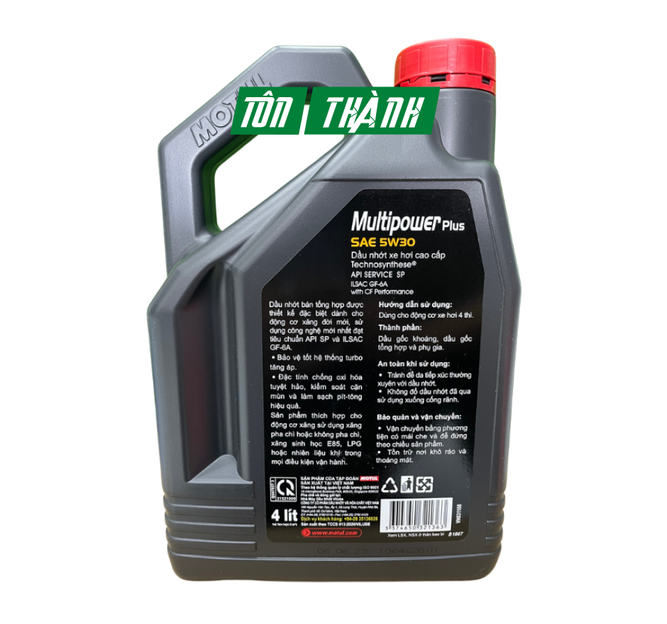 DẦU NHỚT CAO CẤP MOTUL MULTIPOWER PLUS 5W30 (4 LÍT)
