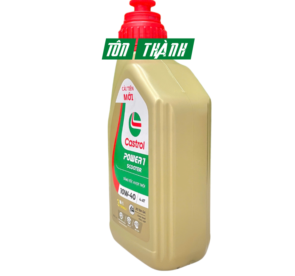 DẦU NHỚT TAY GA CASTROL POWER-1 SCOOTER 10W40 (0.8L & 1L)