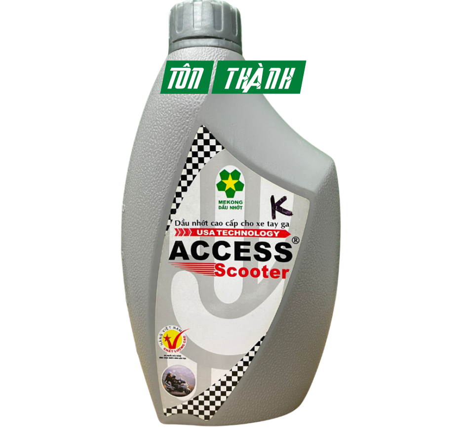 Nhớt xe tay ga Mekong Access (0.8 Lít & 1 Lít)