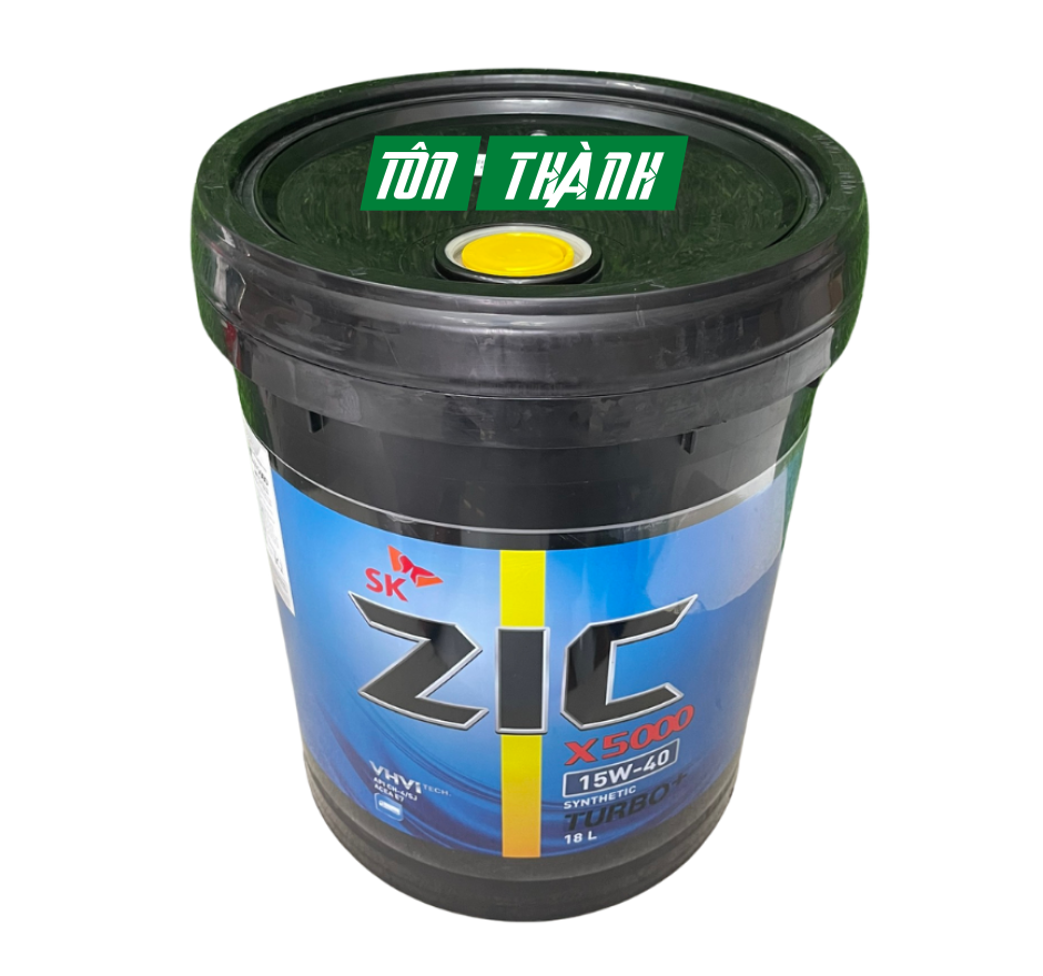 DẦU NHỚT XE TẢI NẶNG SK ZIC X5000 15W40 (18 Lít)