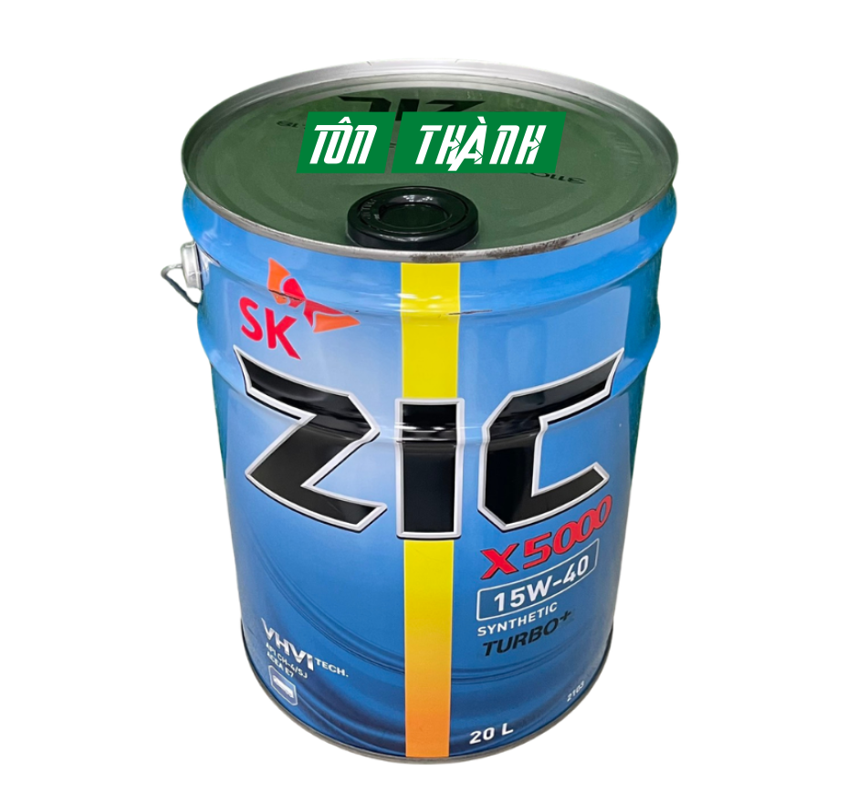 DẦU NHỚT XE TẢI NẶNG SK ZIC X5000 15W40 (20 Lít)