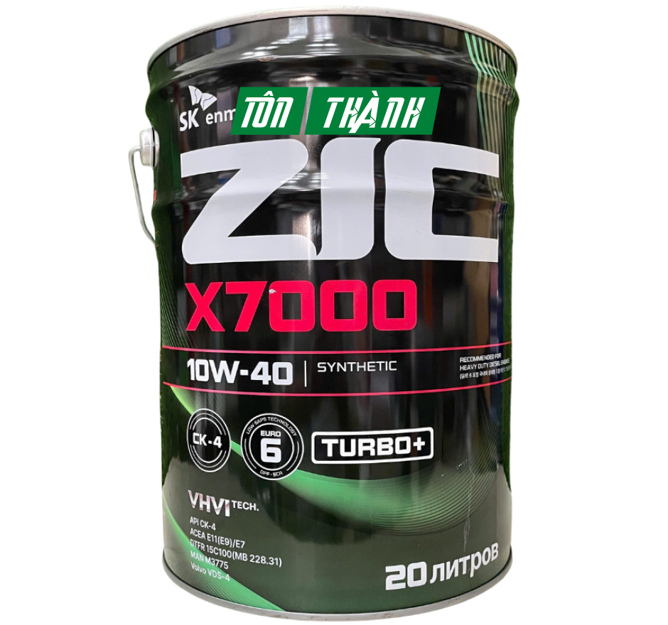 DẦU NHỚT XE TẢI NẶNG SK ZIC X7000 15W40 (20 LÍT)